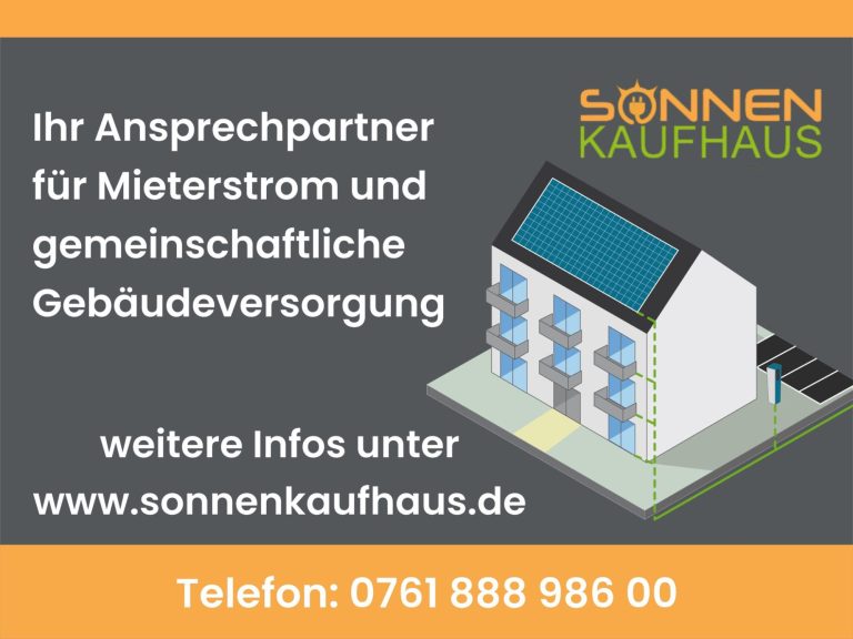 Mieterstrom und gemeinschaftliche Gebäudeversorgung