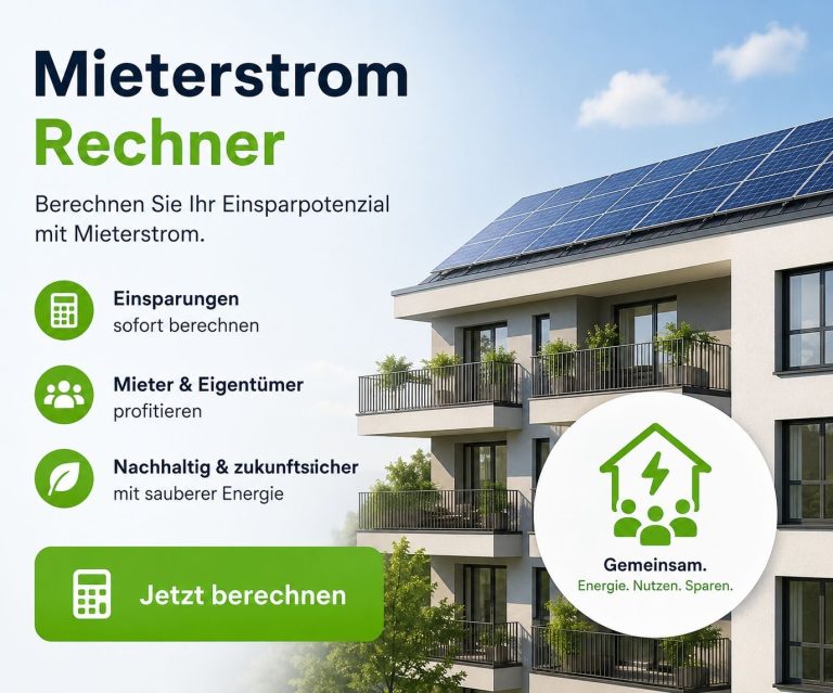 Mieterstrom und gemeinschaftliche Gebäudeversorgung
