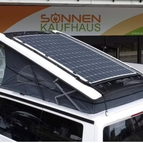 Die mobile Photovoltaiklösung mit 430 Wp für den VW Bulli, Mercedes Vito