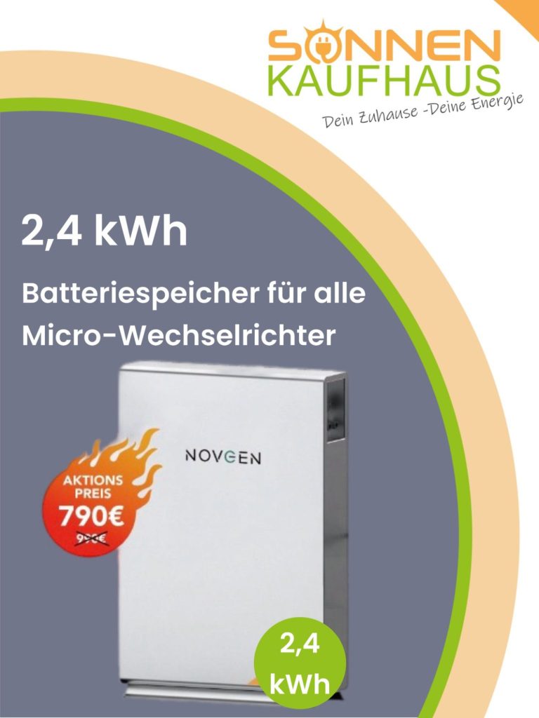 Photovoltaik Balkonkraftwerk 800 Watt für Freiburg, Emmendingen, Riegel, Bahlingen, Kaiserstuhl